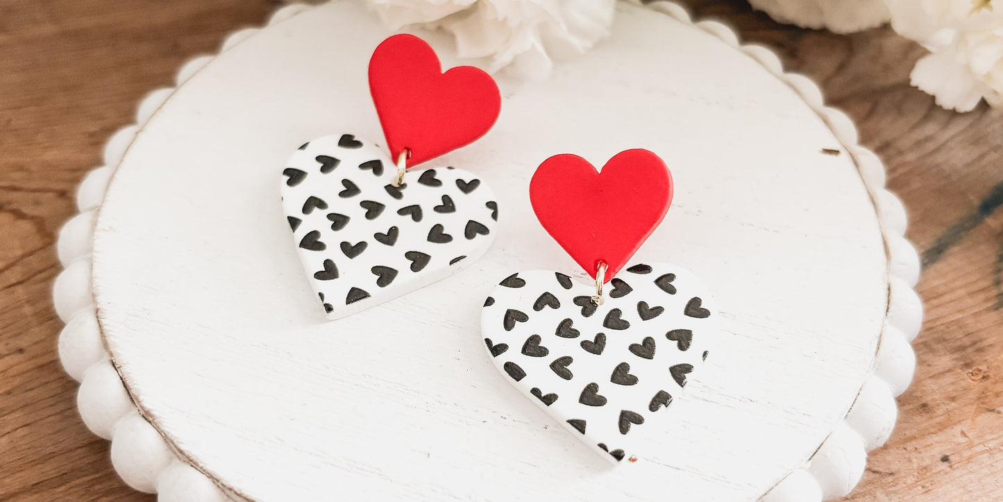 Adorable Valentines Heart Earrings