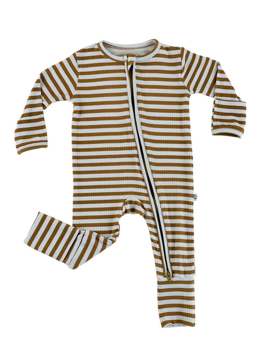 Desert Camel | Bamboo Zip Romper