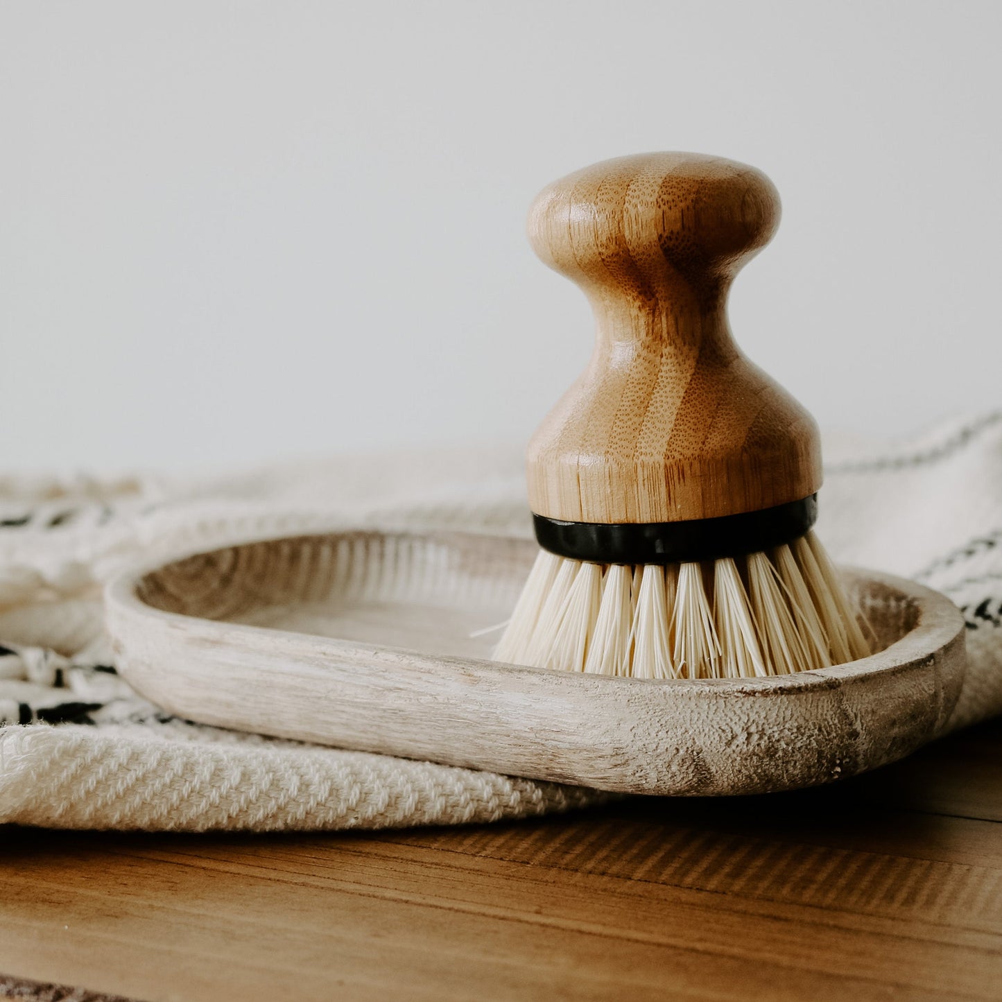 Plateau en bois rustique 