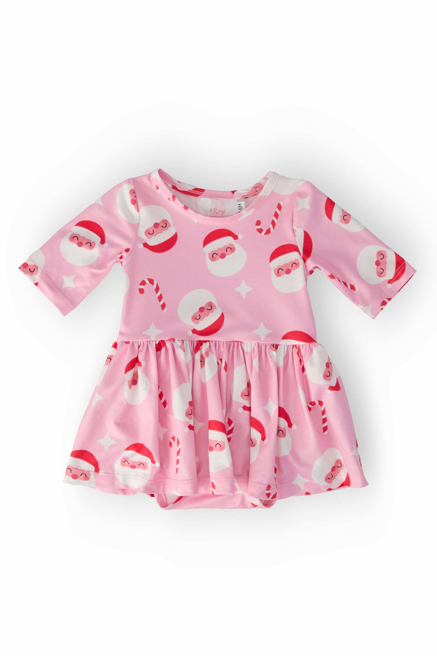 Santa Christmas Twirl Bodysuit Baby Outfit - Mila & Rose ®