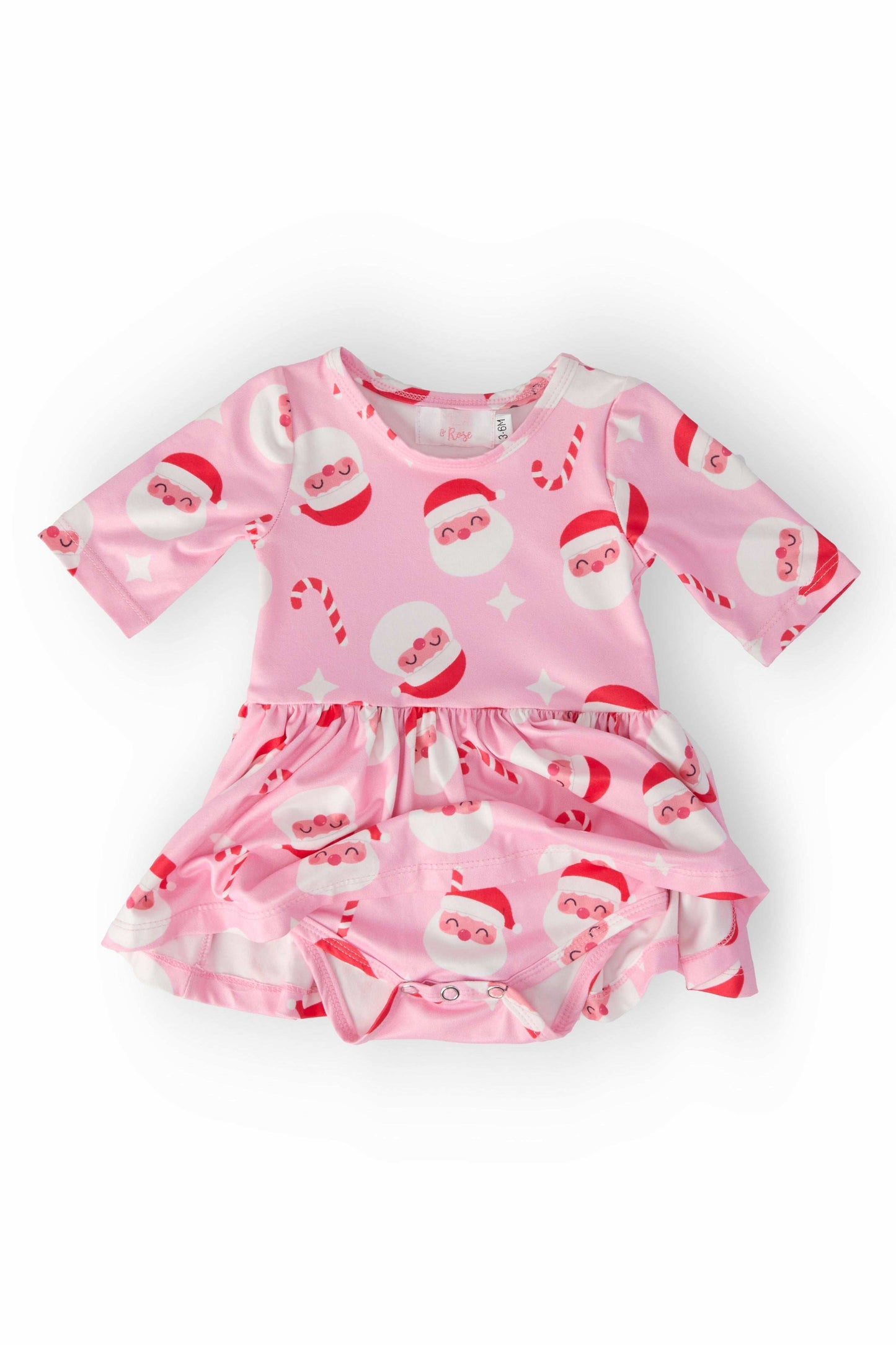 Santa Christmas Twirl Bodysuit Baby Outfit - Mila & Rose ®