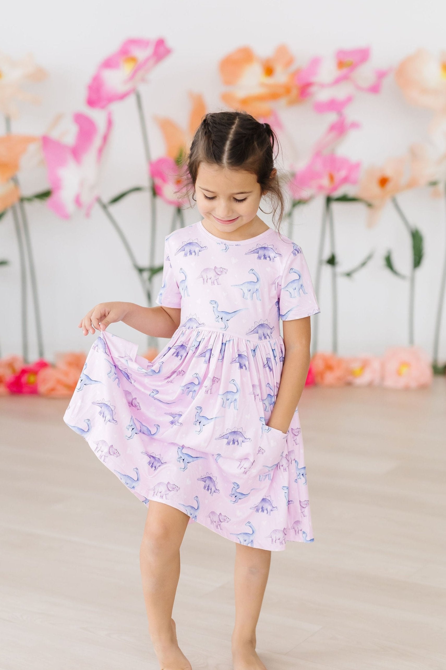 Jurassic Joy S/S Pocket Twirl Dress - Mila & Rose ®
