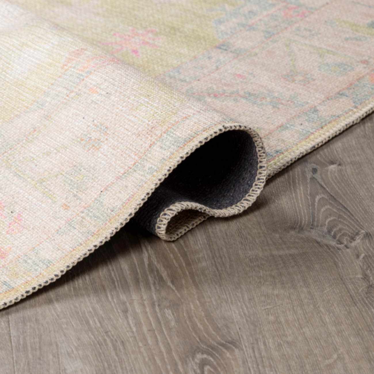 Bozkurt Distressed Washable Rug - Boutique Rugs