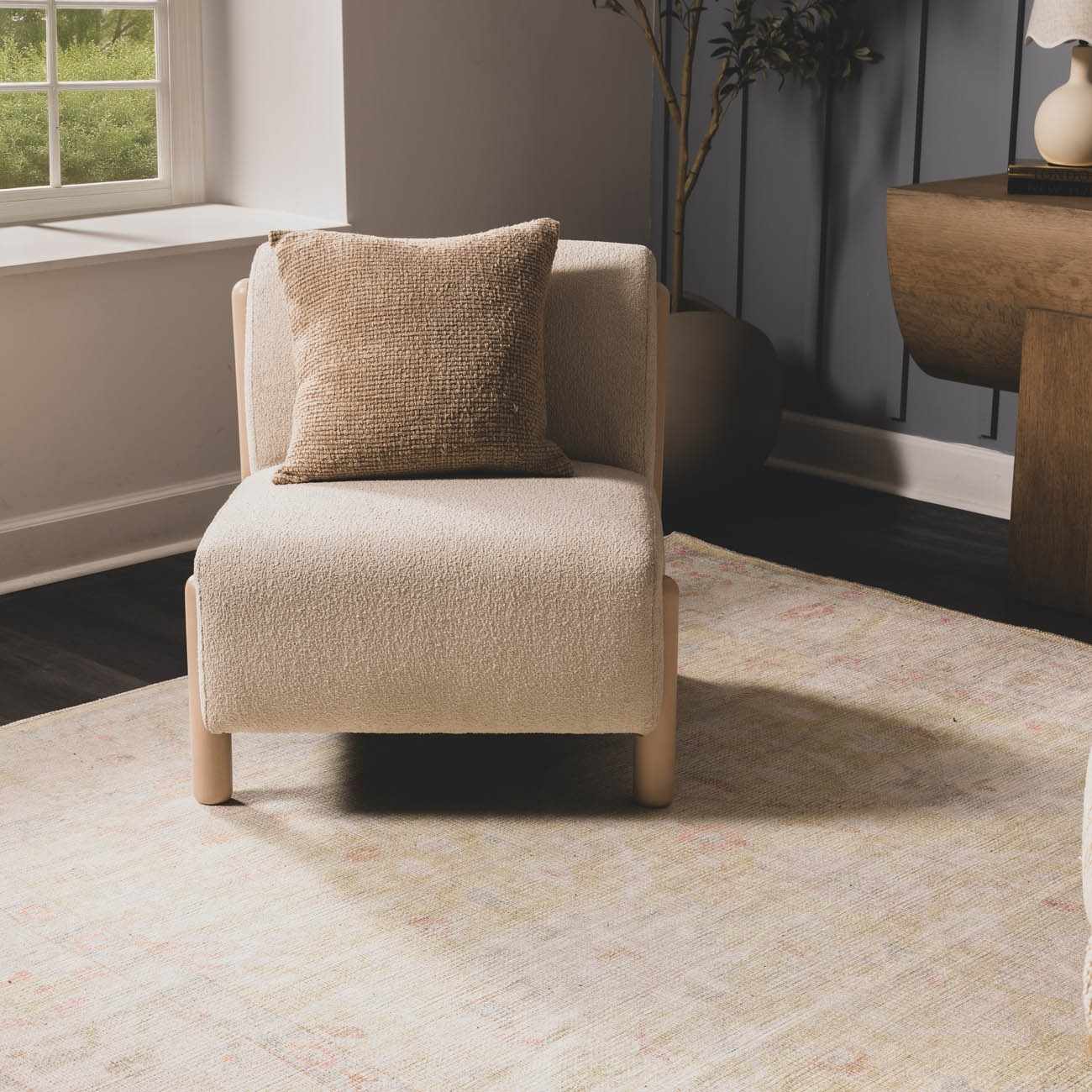 Bozkurt Distressed Washable Rug - Boutique Rugs