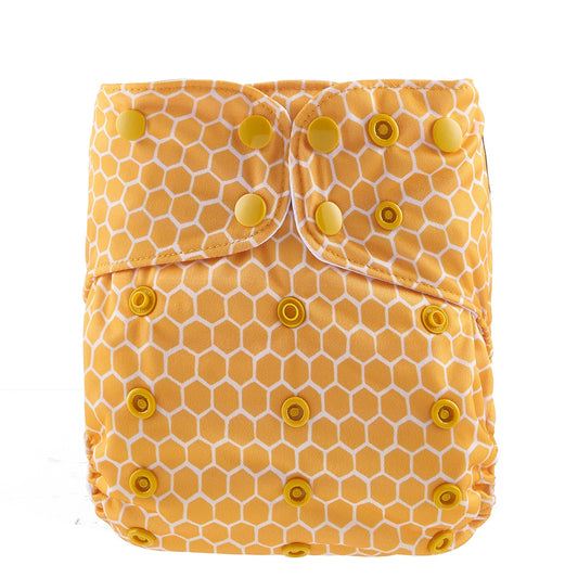 Earth & Pebble Size Up Pocket Diaper - Bee's Knee's Collection