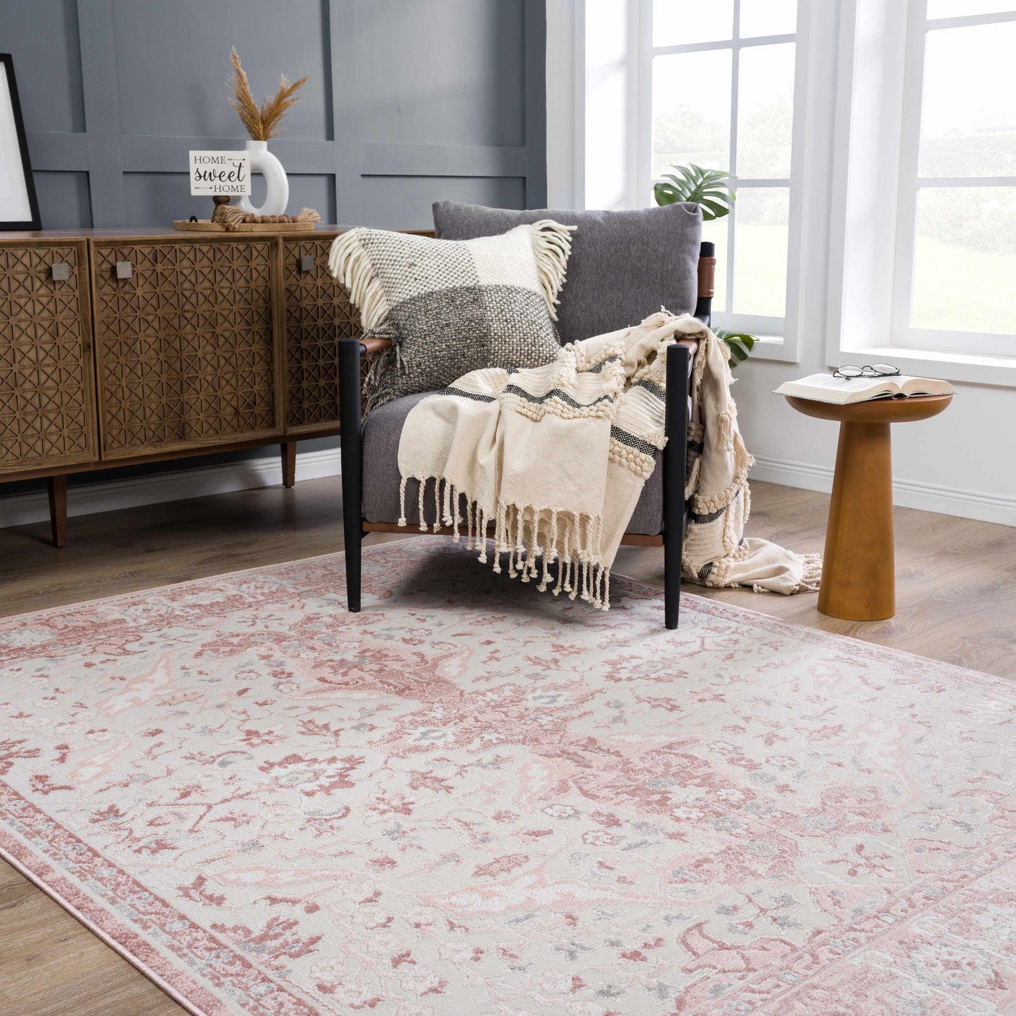 Zora Pink Area Rug - Boutique Rugs