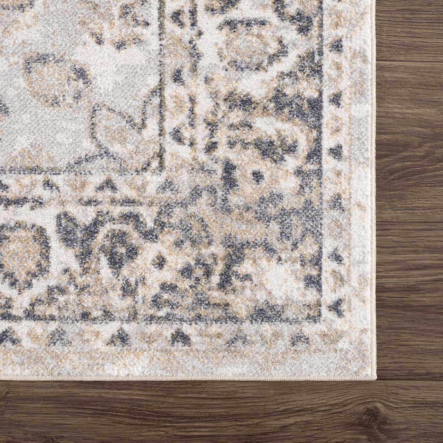 Rudo Beige Washable Area Rug - Boutique Rugs