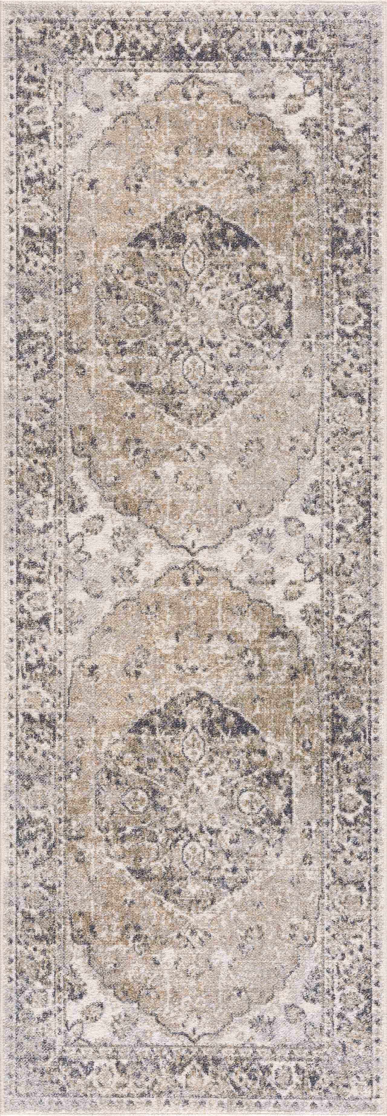 Tapis lavable beige Rudo