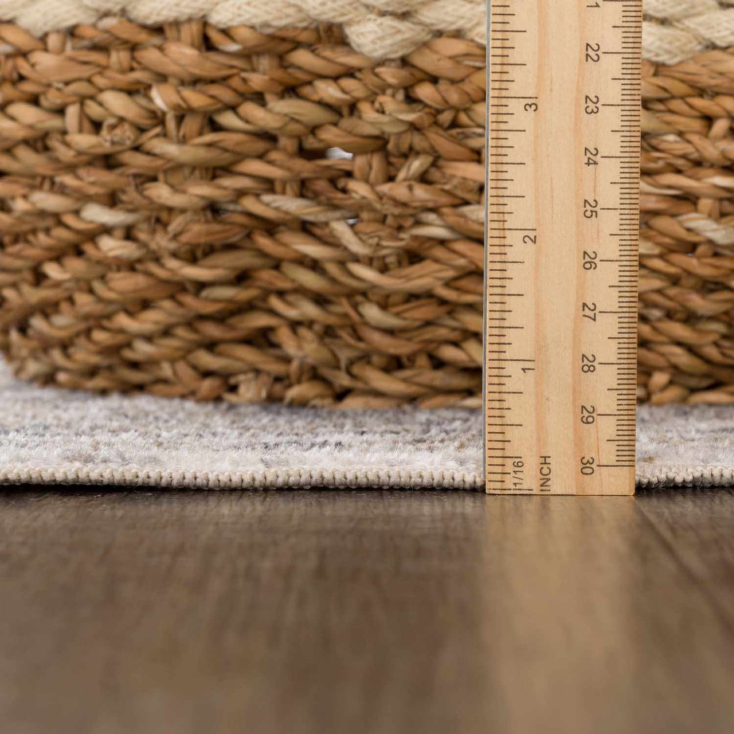 Rudo Beige Washable Area Rug - Boutique Rugs