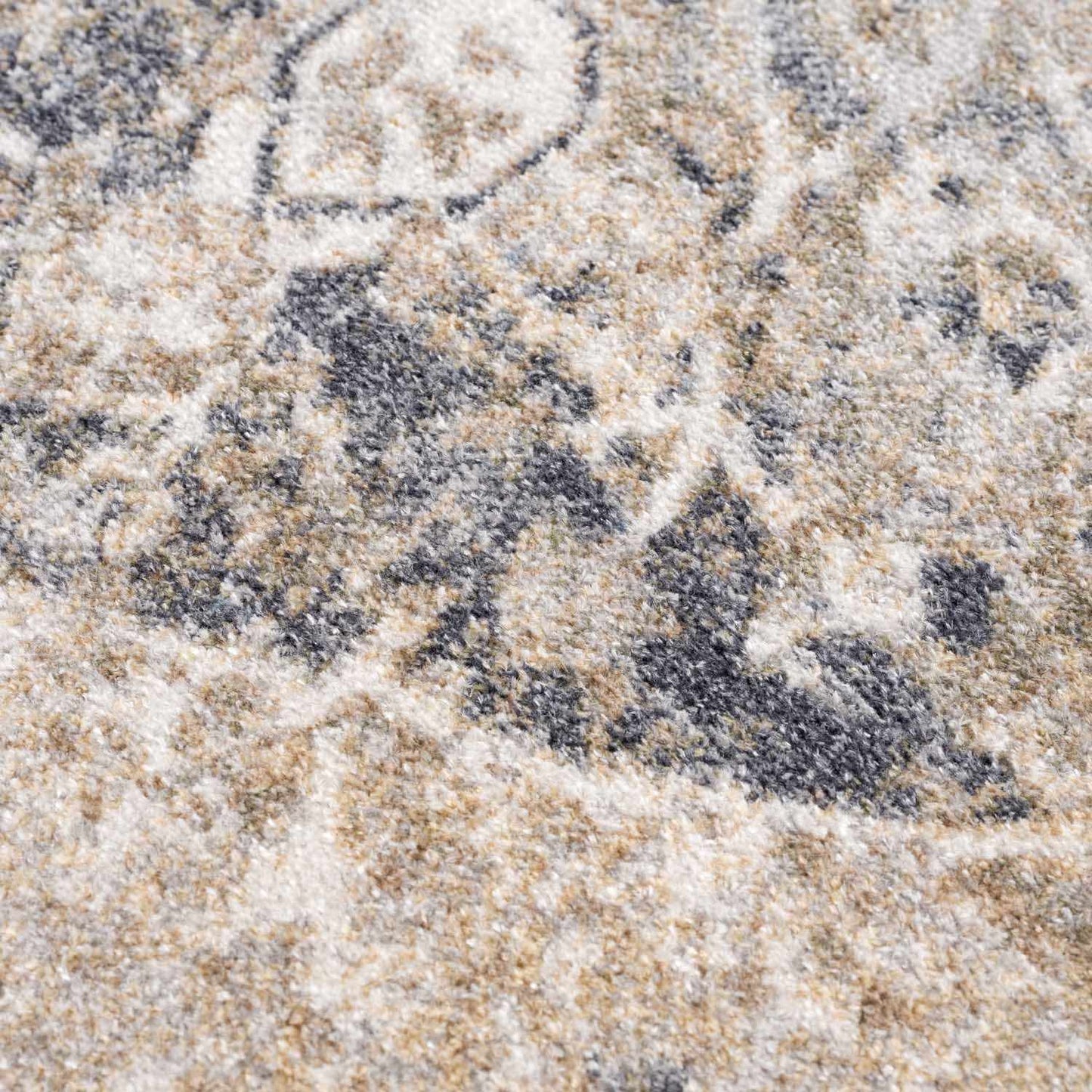 Rudo Beige Washable Area Rug - Boutique Rugs