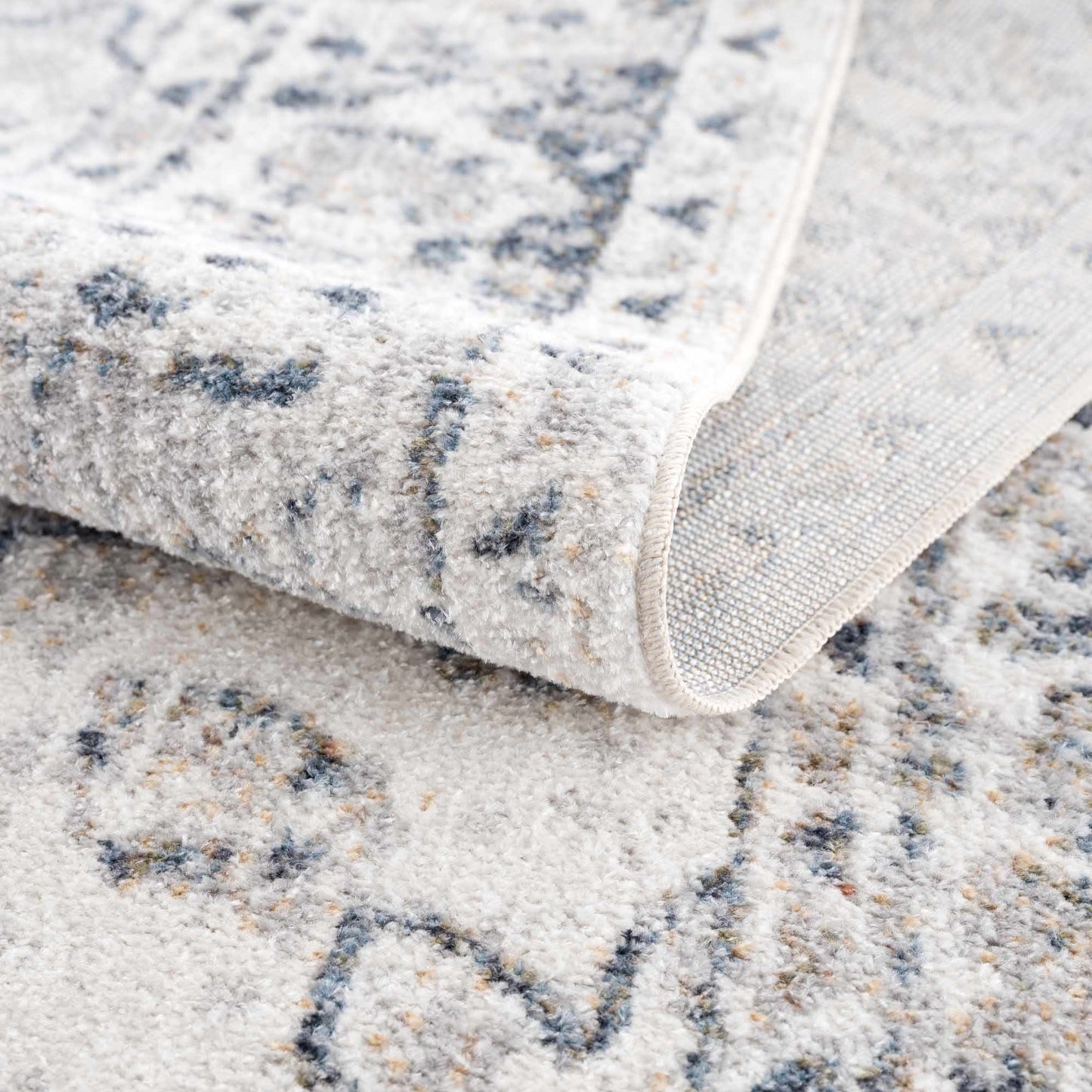 Rudo Cream Washable Area Rug - Boutique Rugs