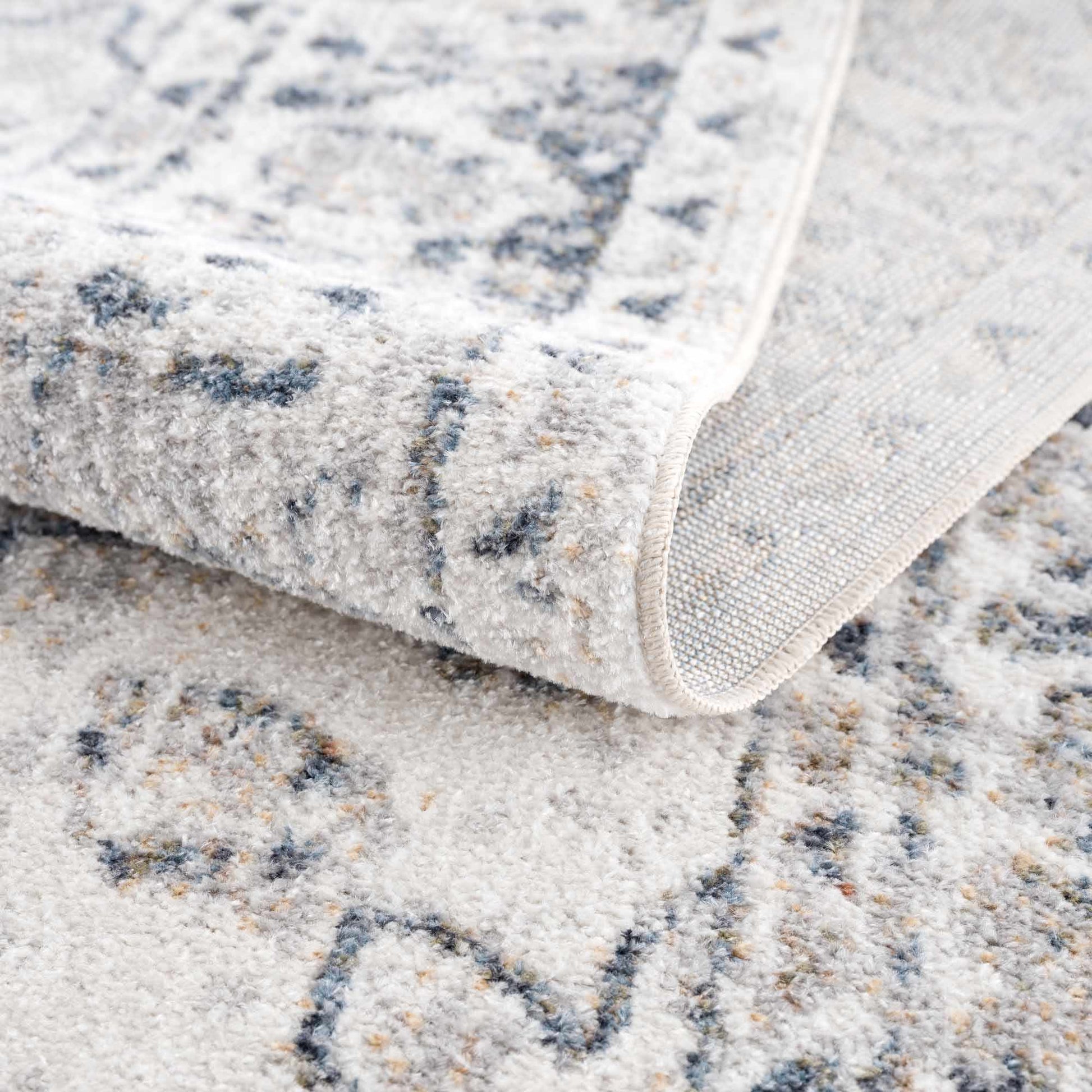 Rudo Cream Washable Area Rug - Boutique Rugs