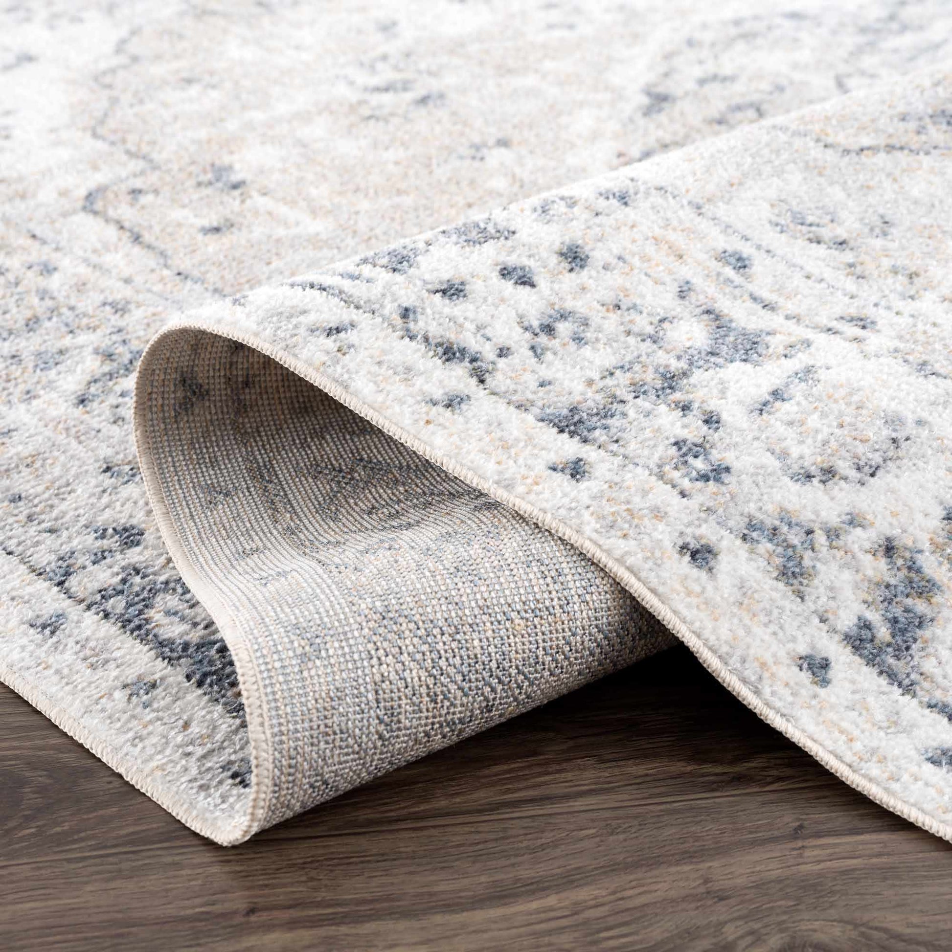 Rudo Cream Washable Area Rug - Boutique Rugs