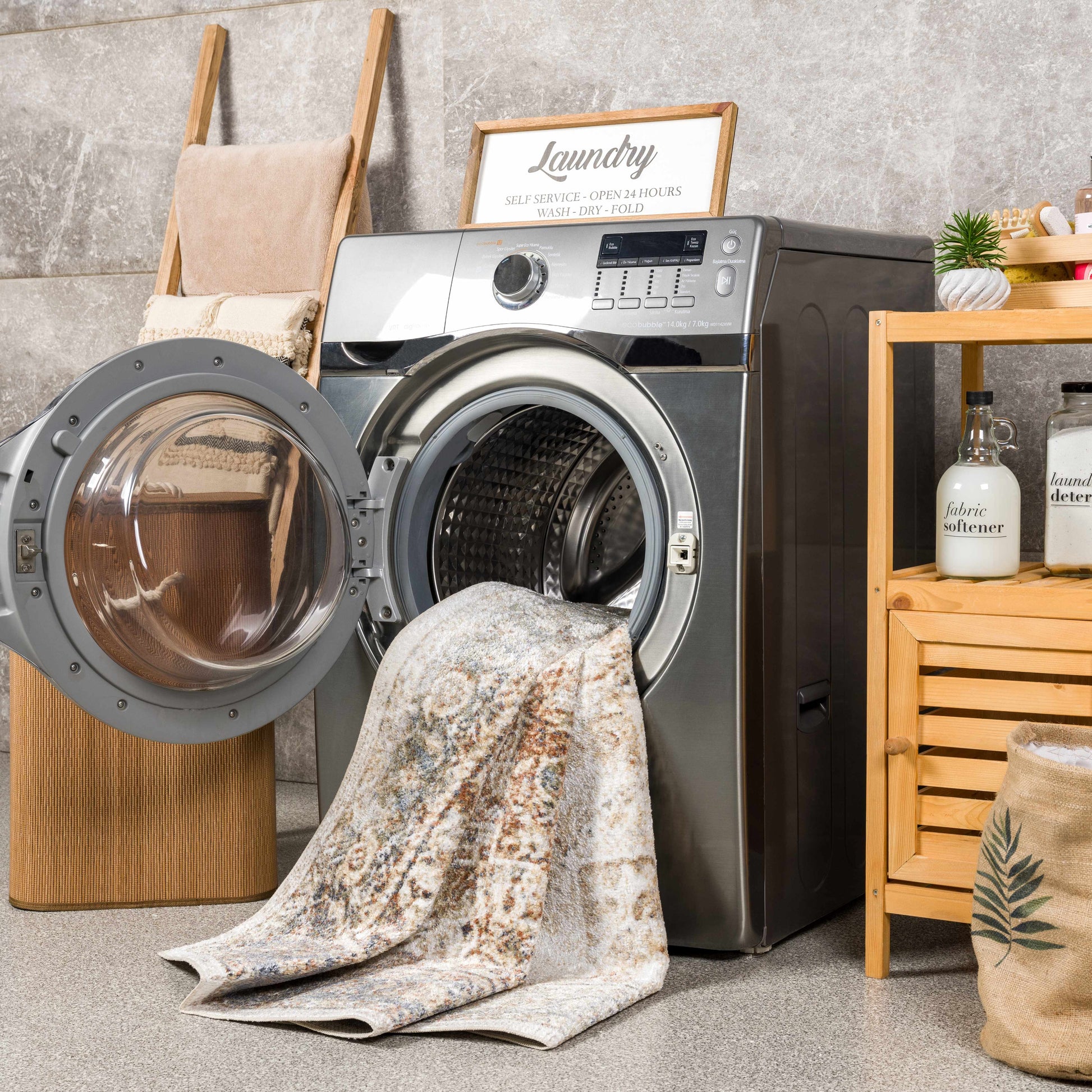 Fang Washable Area Rug - Boutique Rugs