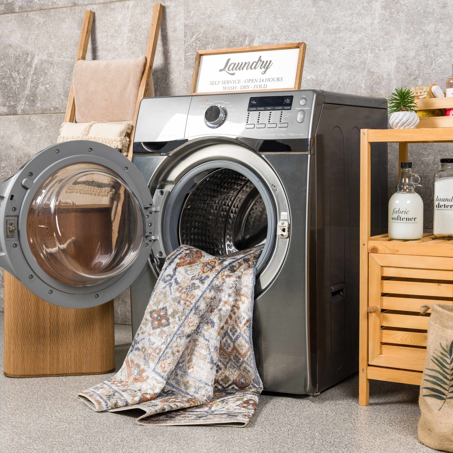 Erez Washable Area Rug - Boutique Rugs