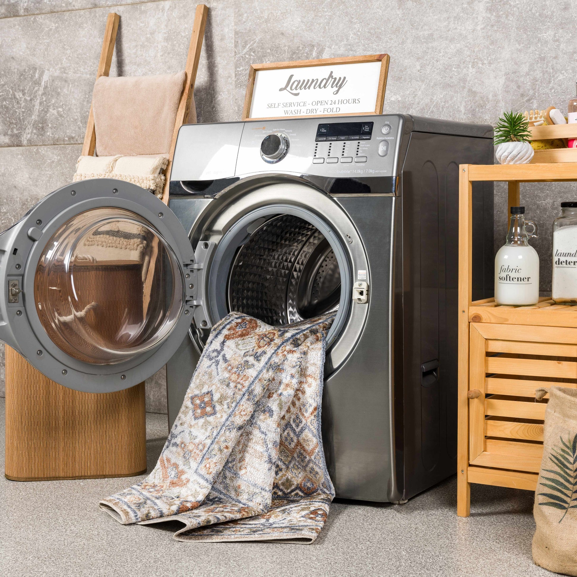 Erez Washable Area Rug - Boutique Rugs