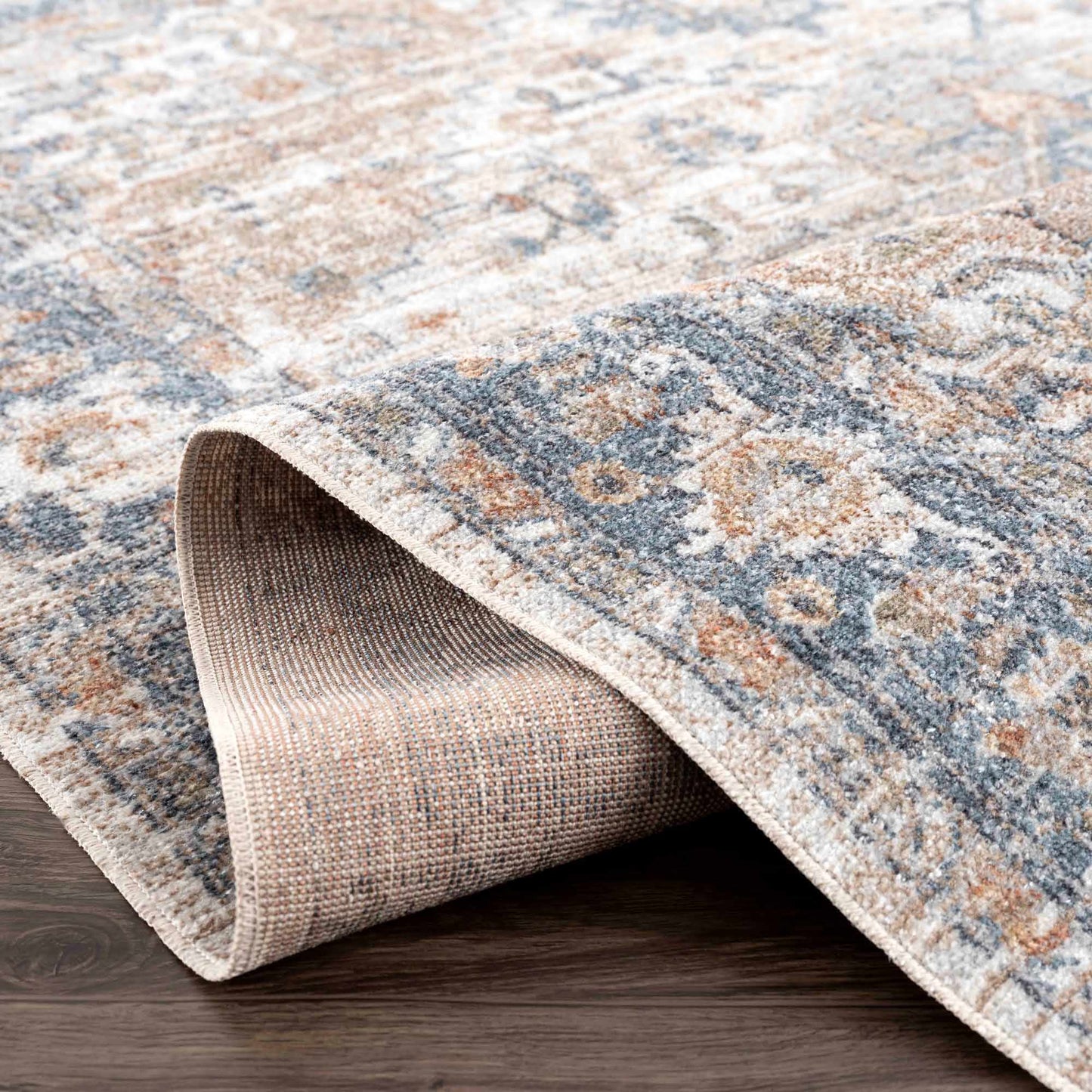 Ezri Cream Washable Area Rug - Boutique Rugs