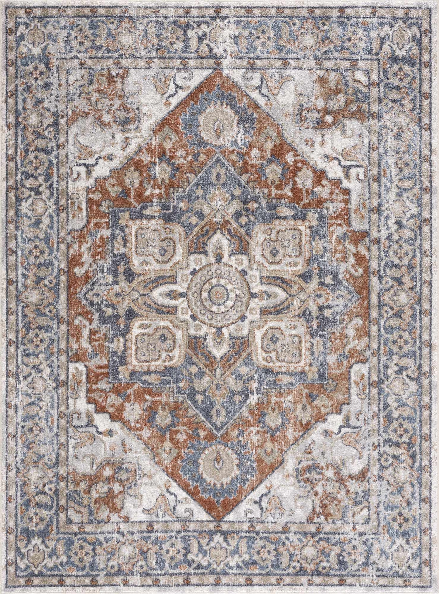 Erna Washable Distressed Rug - Limited Edition - Boutique Rugs