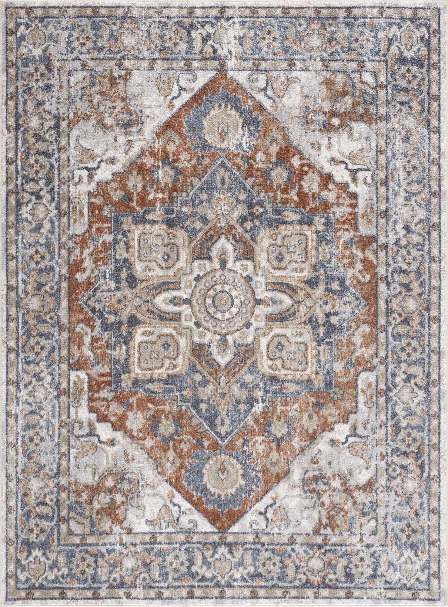 Erna Washable Distressed Rug - Limited Edition - Boutique Rugs