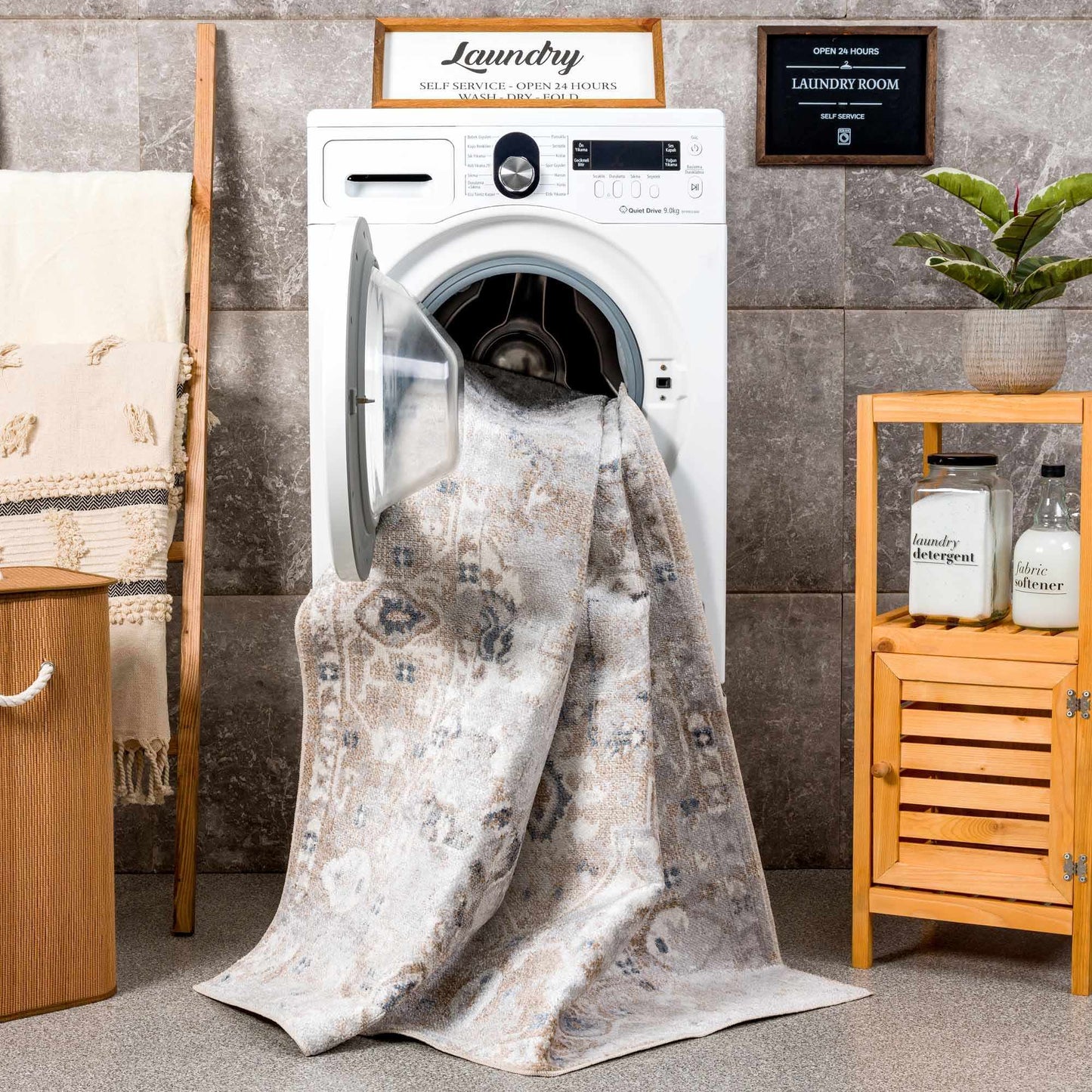 Dobry Washable Area Rug - Boutique Rugs