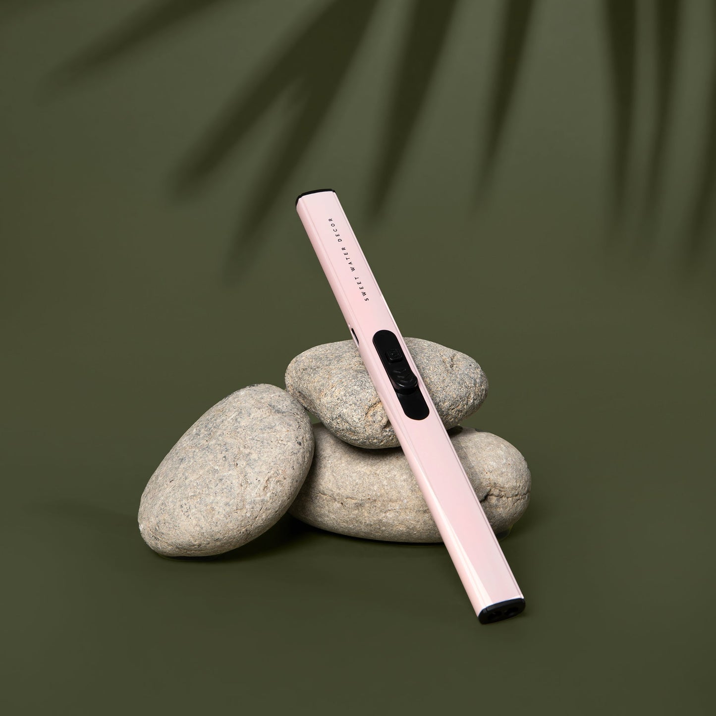 Briquet électrique rose blush