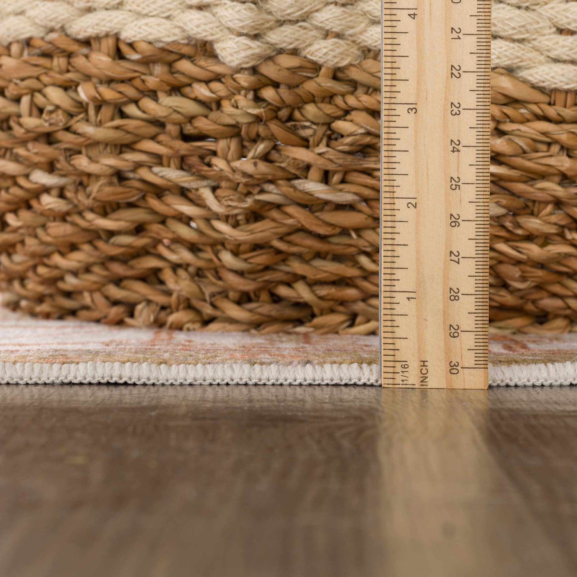 Traditional Orange Washable Area Rug - Boutique Rugs