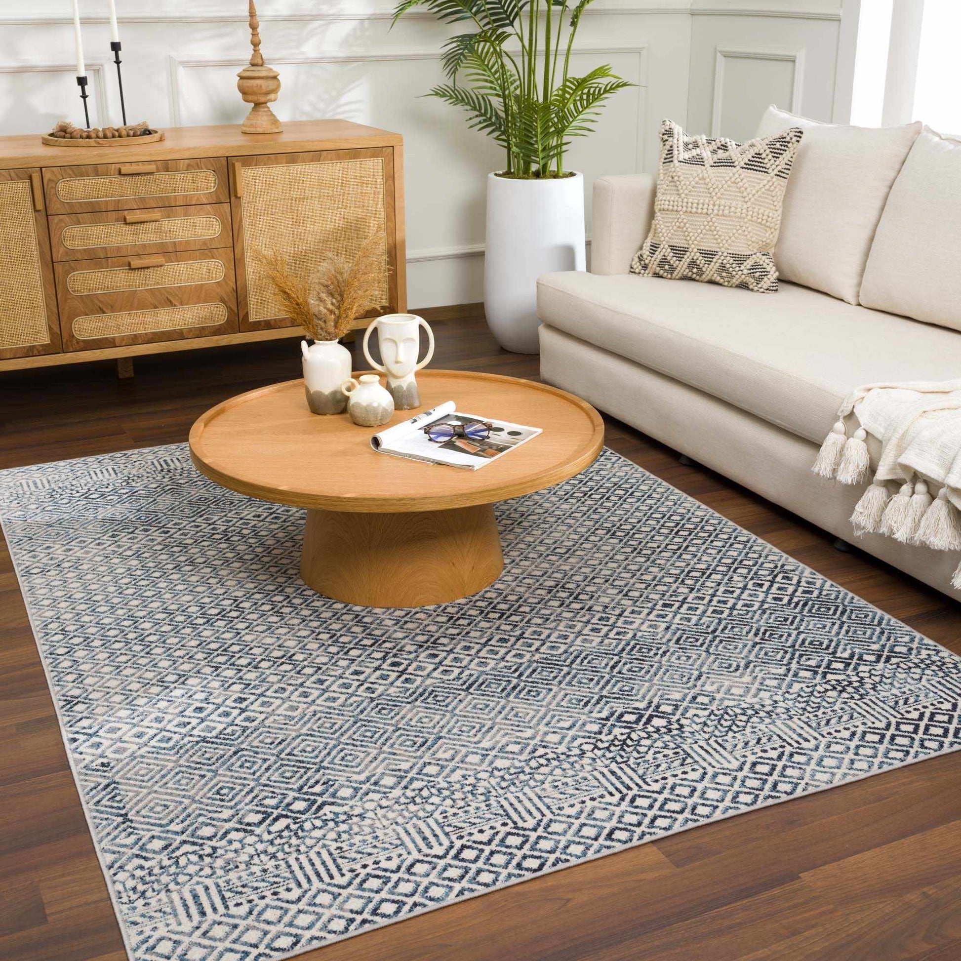Askeaton Washable Area Rug - * 5’3’’ x 7’ Rectangle - Boutique Rugs