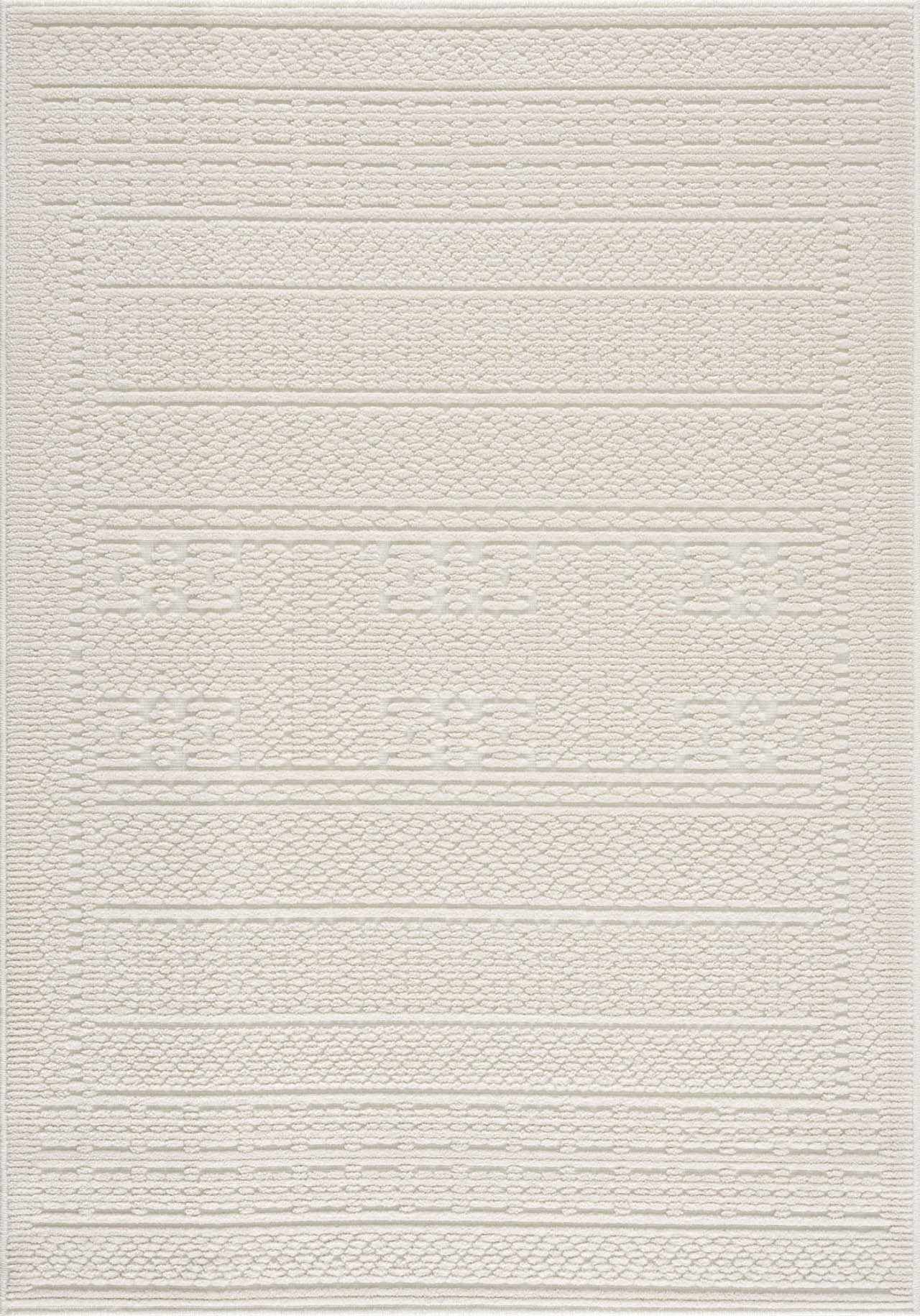 Bahar Cream Washable Area Rug