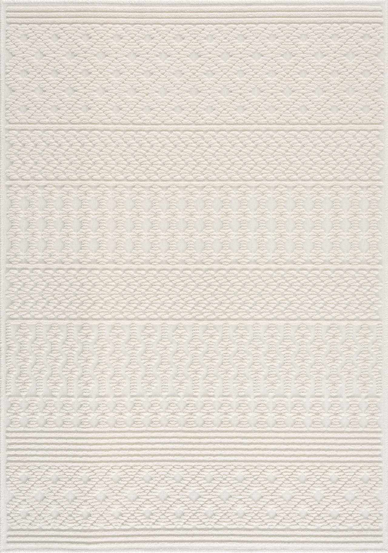 Drago White Washable Area Rug - Boutique Rugs