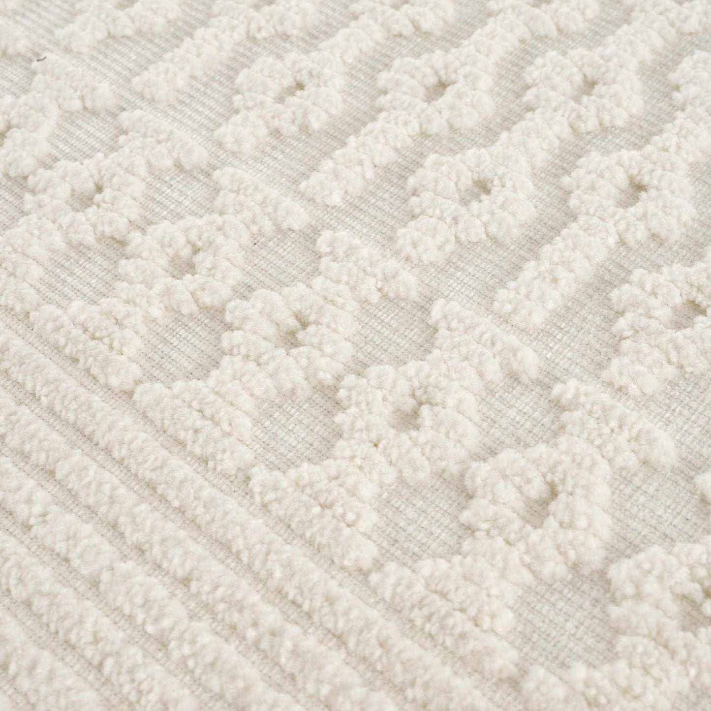 Drago White Washable Area Rug