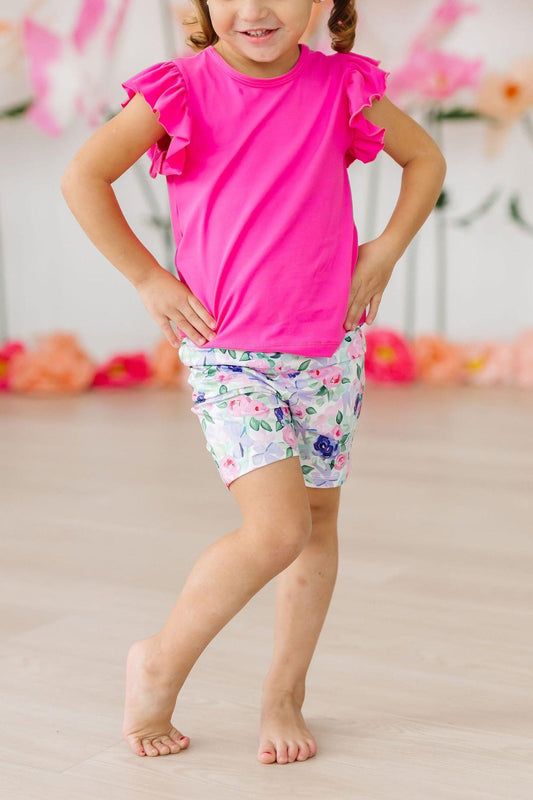 Lavender Love Twirl Shorts - Mila & Rose ®
