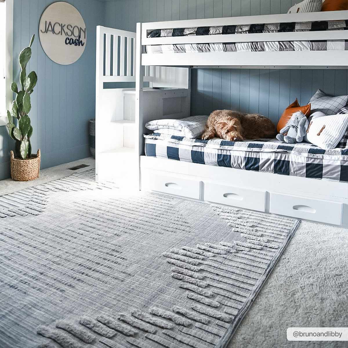 Maulawin Cream High-Low Area Rug - Boutique Rugs