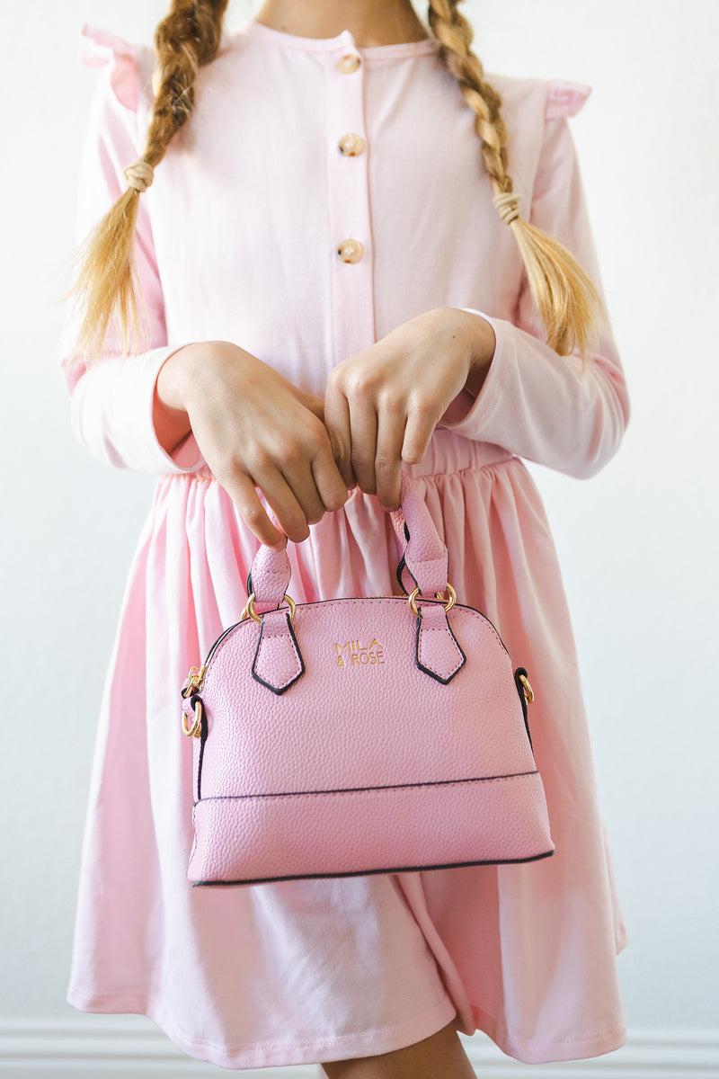 Bubblegum Pink Girl's Crossbody Purse