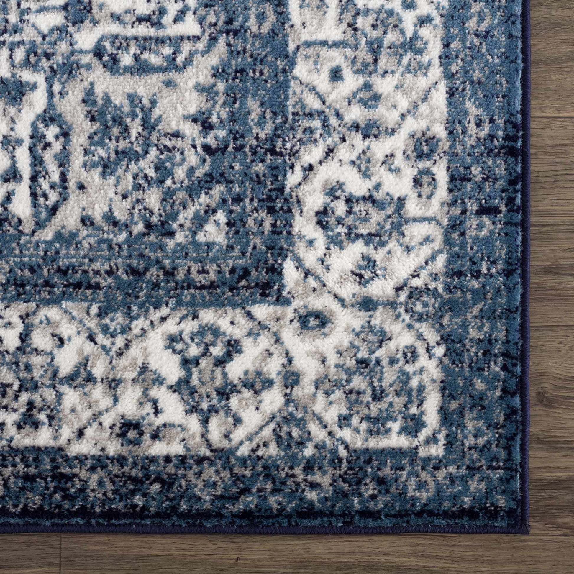 Billy Blue Medallion Rug - Boutique Rugs