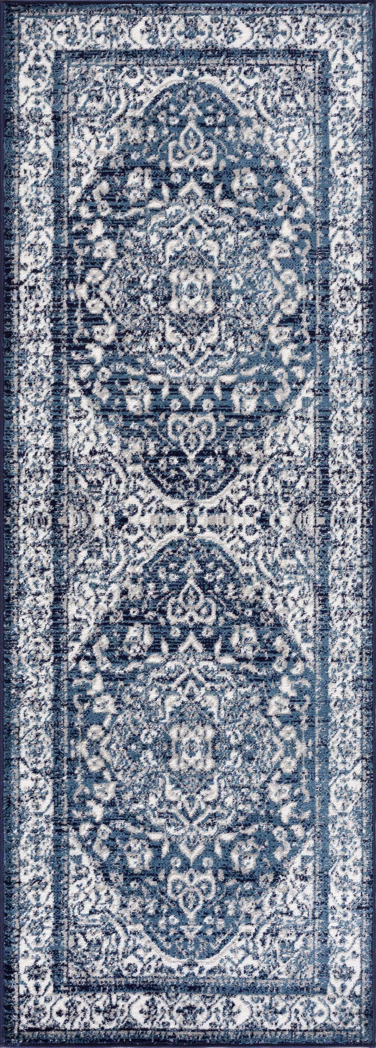 Billy Blue Medallion Rug - Boutique Rugs