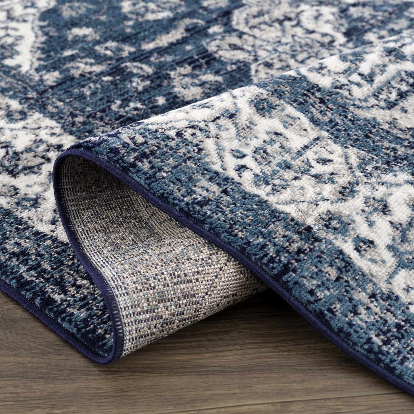 Billy Blue Medallion Rug - Boutique Rugs