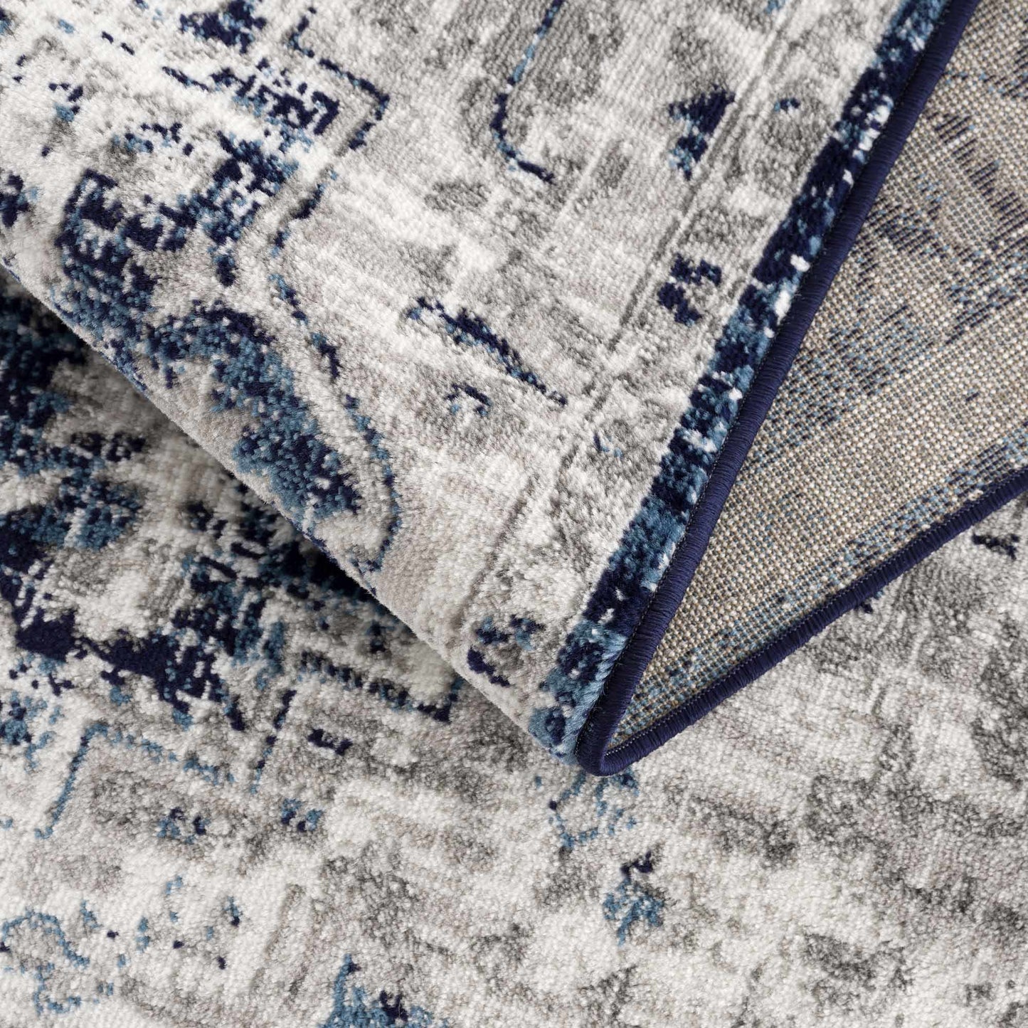 Buenaventura Navy Area Rug - Boutique Rugs