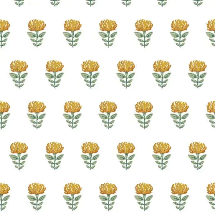 Marigold Wallpaper Design