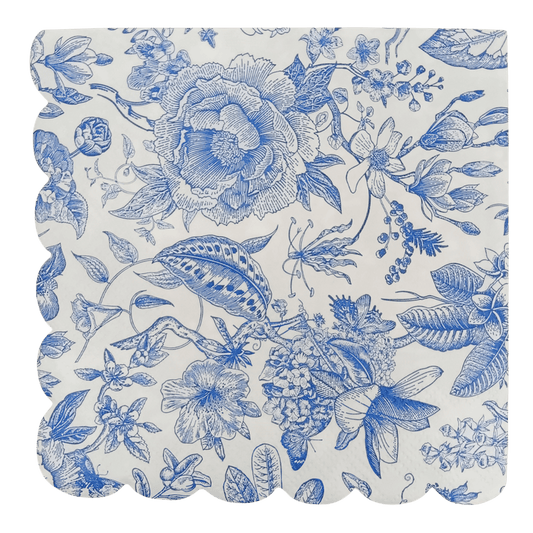 Blue Delft Cocktail Napkins - Sweet Water Decor
