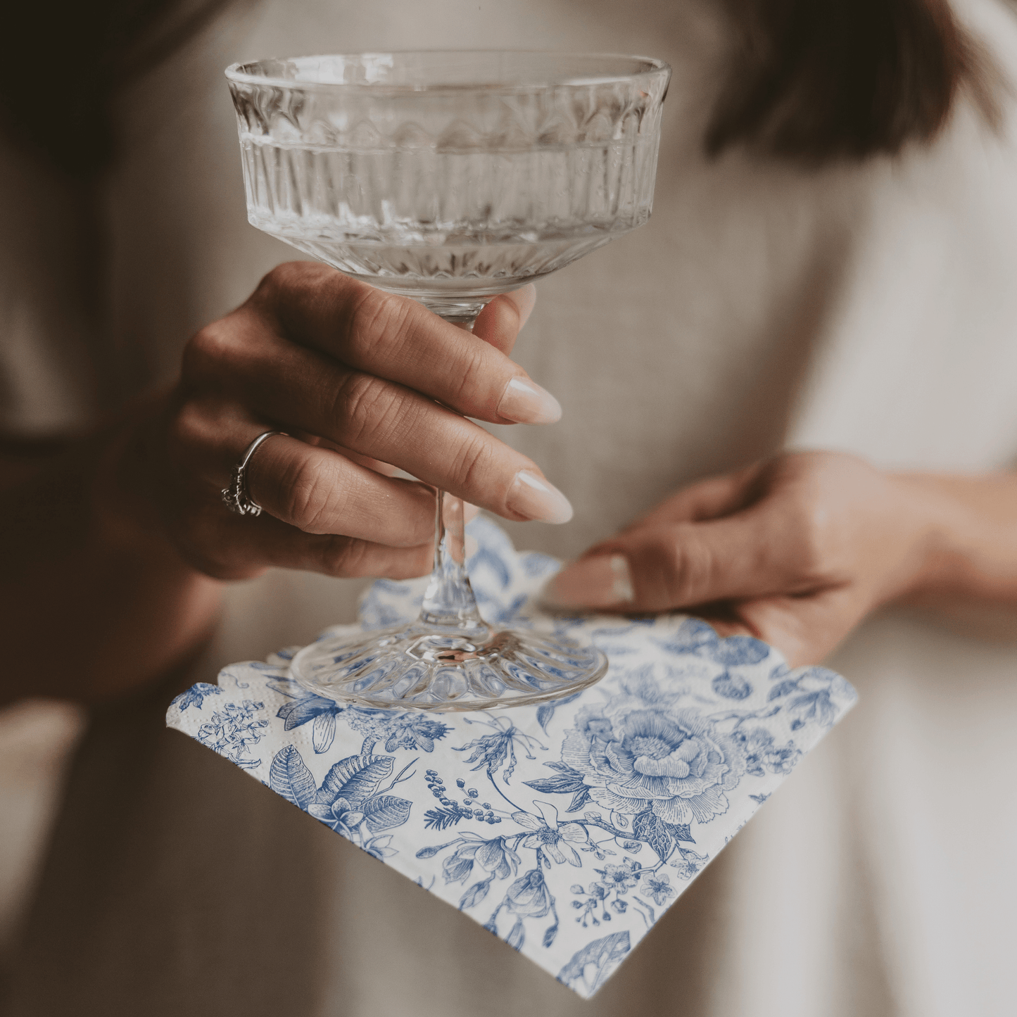 Blue Delft Cocktail Napkins - Sweet Water Decor