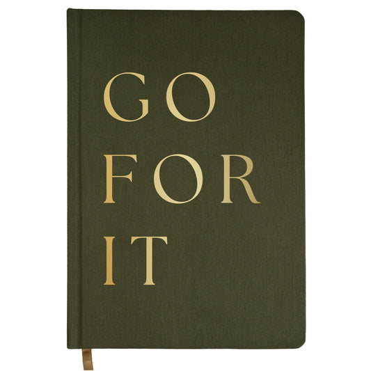 Journal en tissu Go For It 