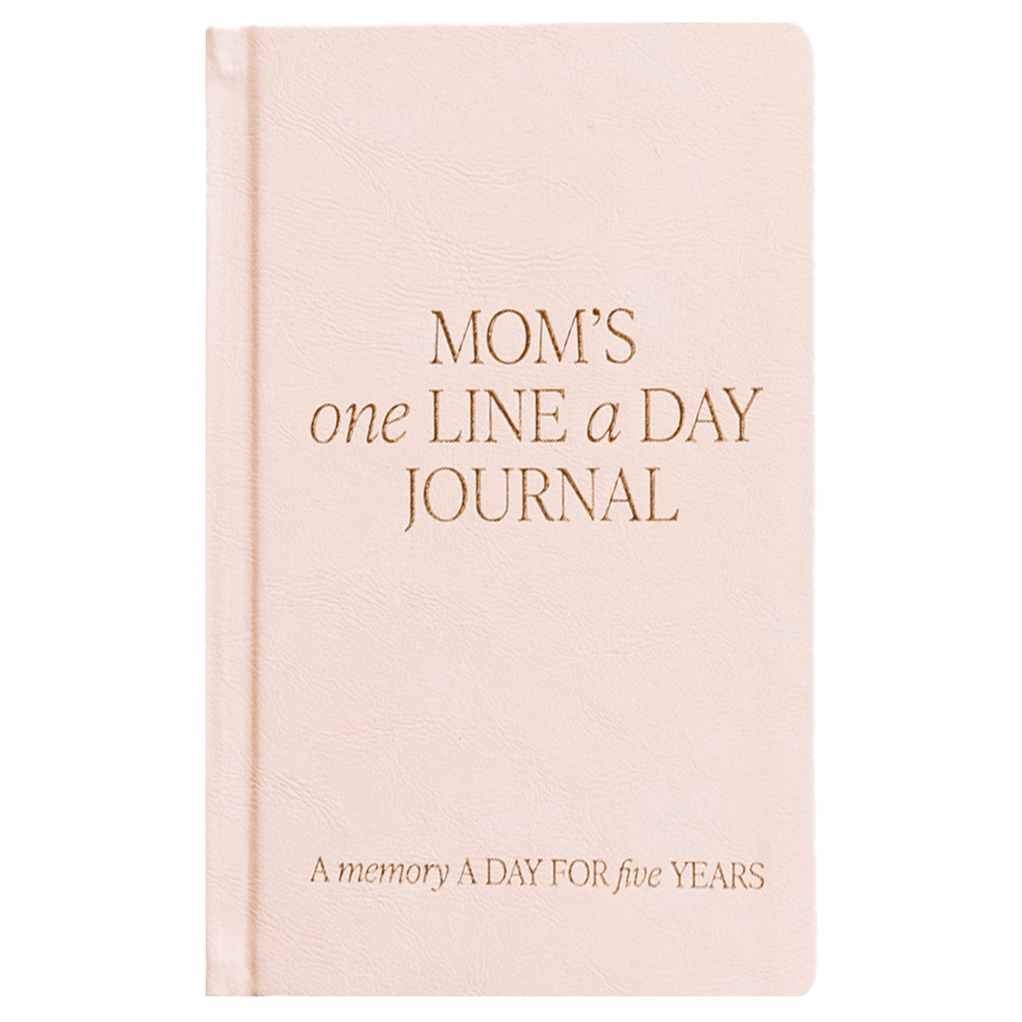 Journal en cuir d'une ligne par jour pour maman 