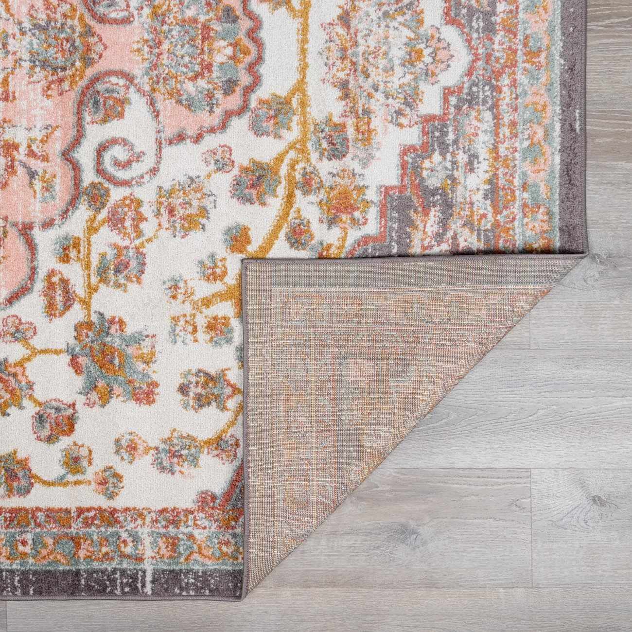 Oark Floral Medallion Area Rug - Boutique Rugs