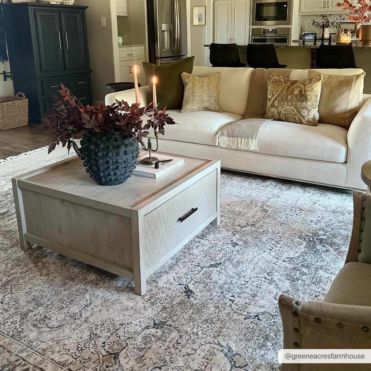 Olive Holi-2304 Washable Area Rug - Boutique Rugs