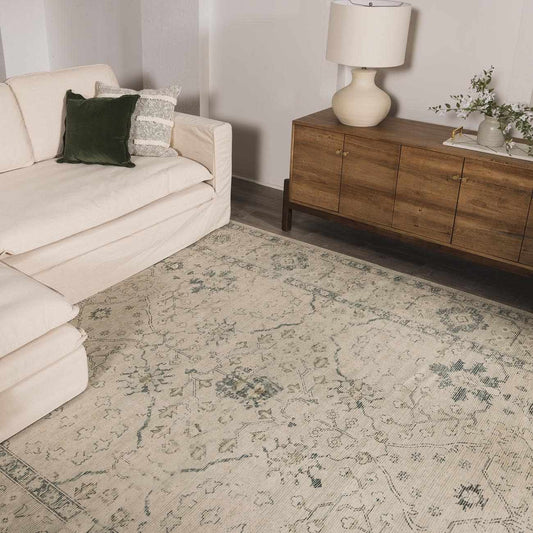 Penkridge Sage Persian Style Rug - Boutique Rugs