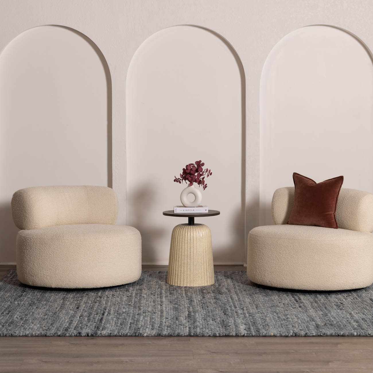 Charcoal Gray Wool Area Rug - Boutique Rugs