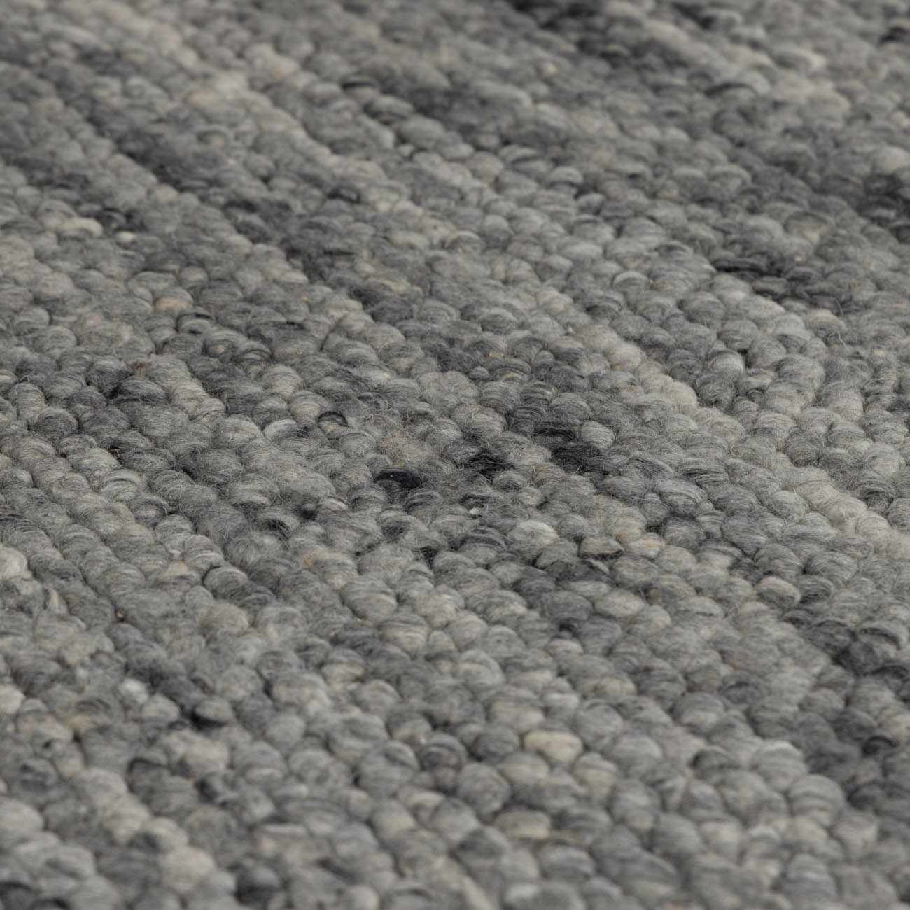 Charcoal Gray Wool Area Rug - 2’ x 3’ Rectangle - Boutique Rugs