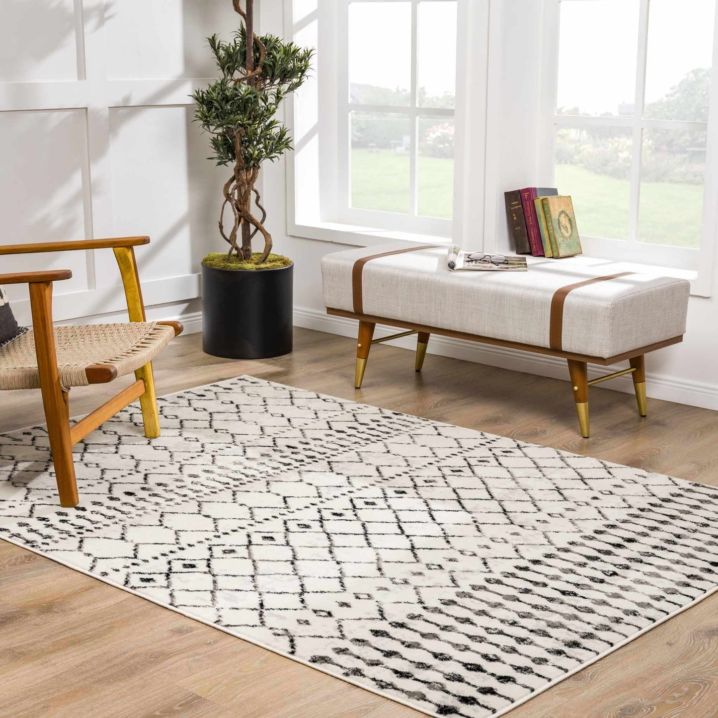 Tapis à motifs scandinaves