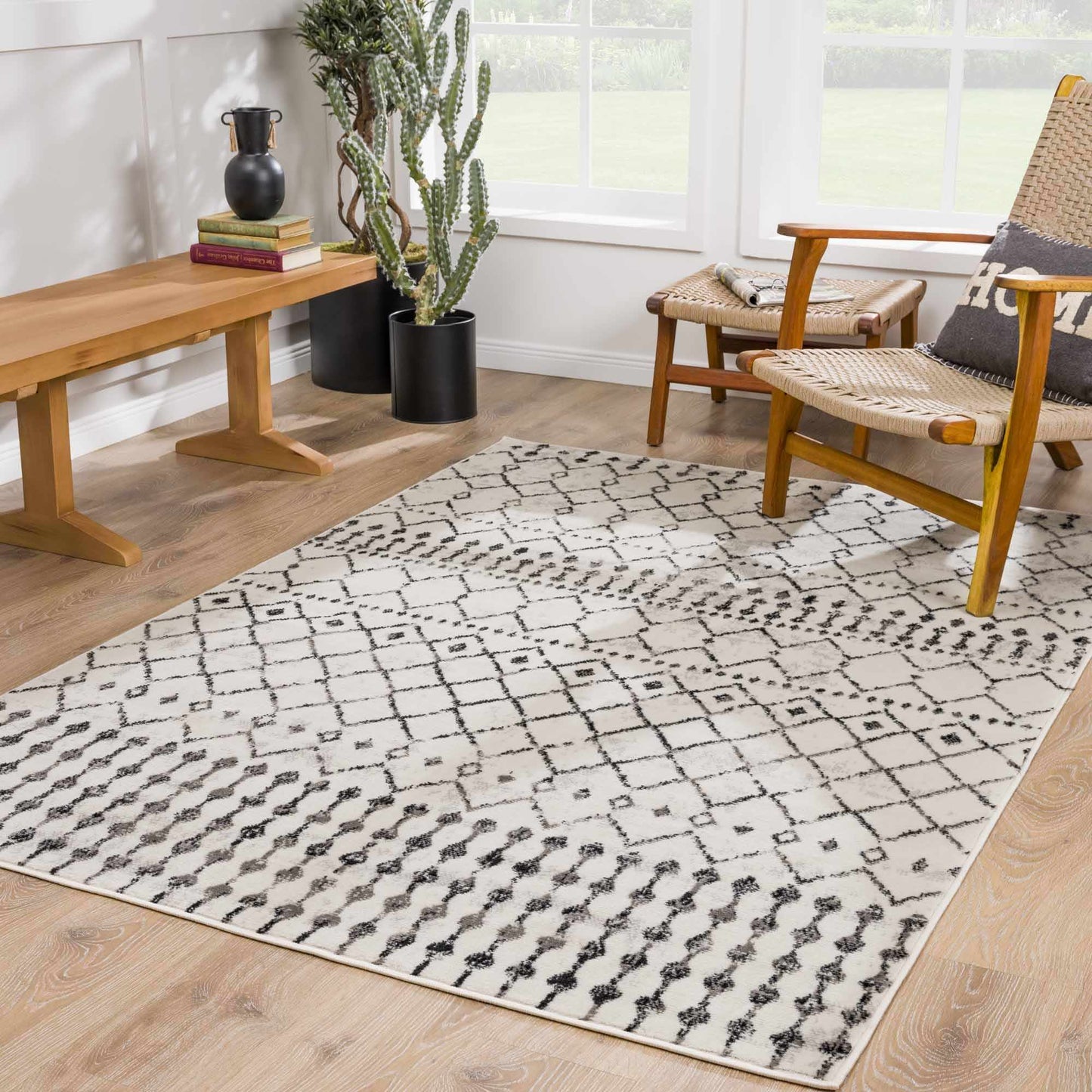 Tapis à motifs scandinaves