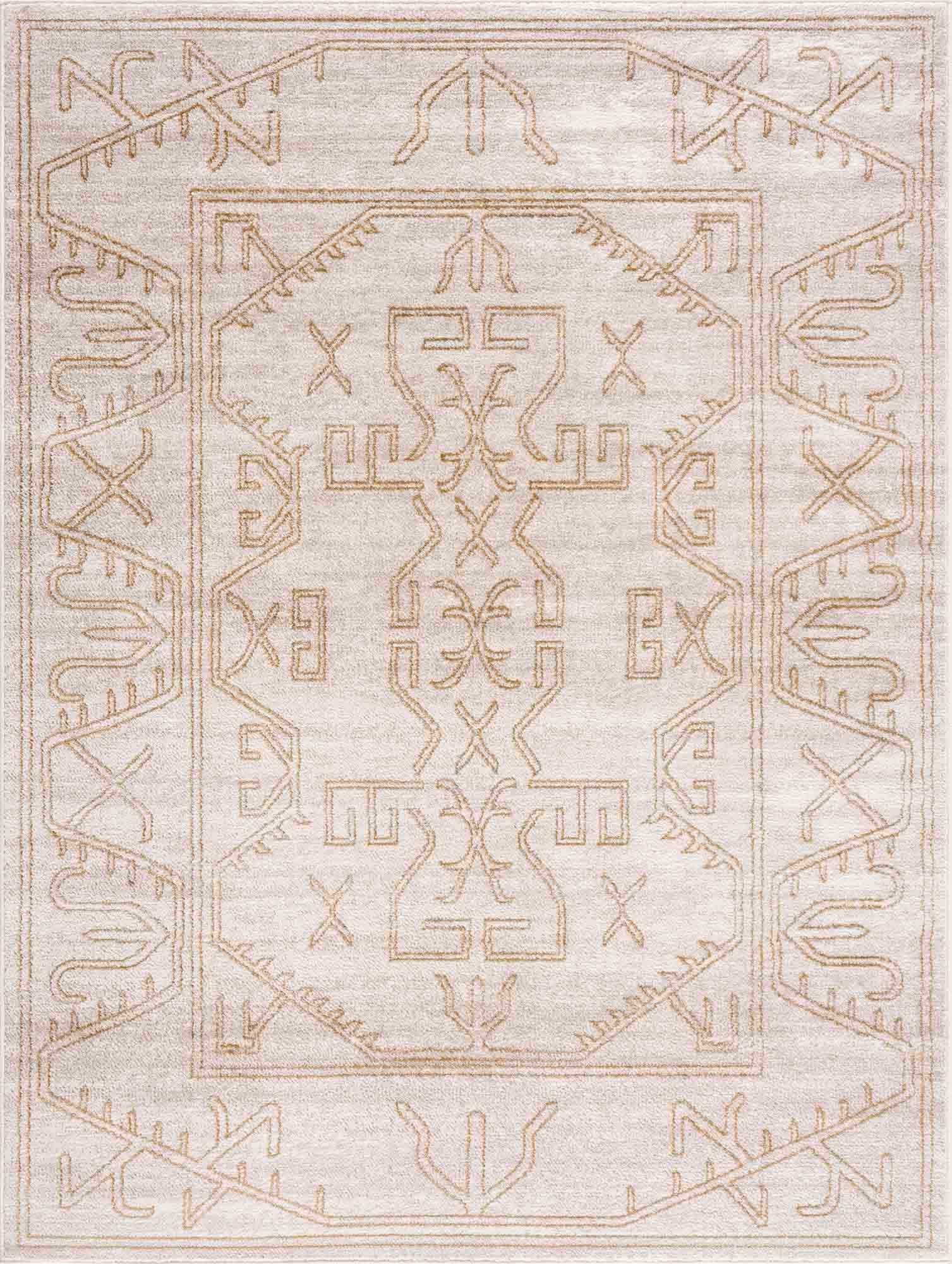 Divya Cream & Gold Area Rug - Limited Edition - Boutique Rugs